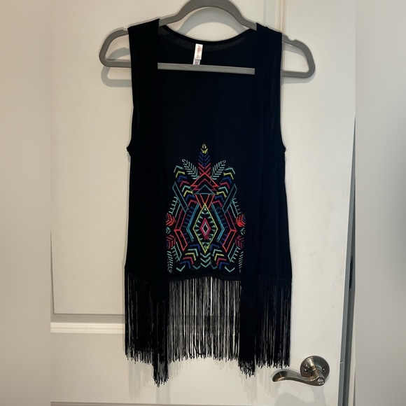 Xhilaration Women’s Black Cardigan Vest Size Small - Picture 1 of 10